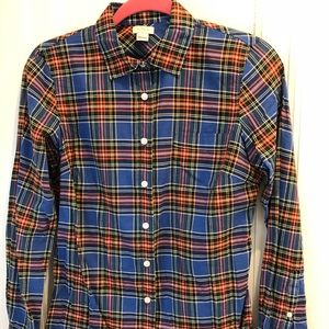 J.Crew Factory plaid button down shirt